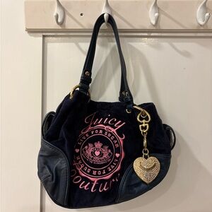 Juicy Couture Y2K Velvet handbag/shoulder bag